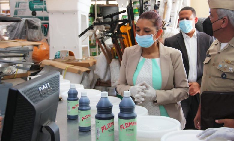 Pro Consumidor decomisa cientos productos utilizados para fabricación “ácido del diablo”